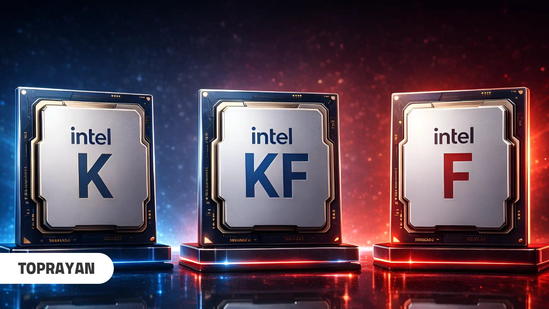 تفاوت پردازنده K و KF و F اینتل